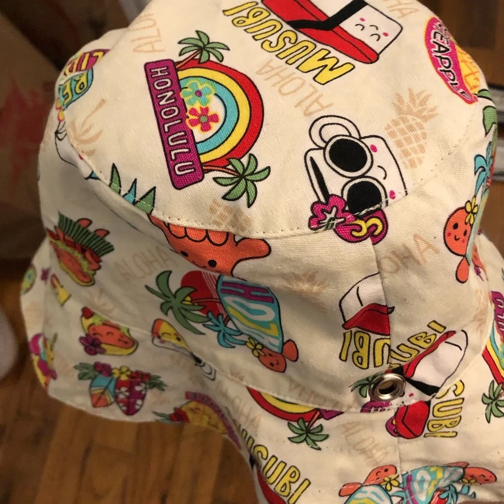Hawaii Edition Print Reversible Bucket Hat